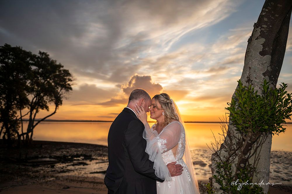 Stanley Park Wedding Photography at sunset