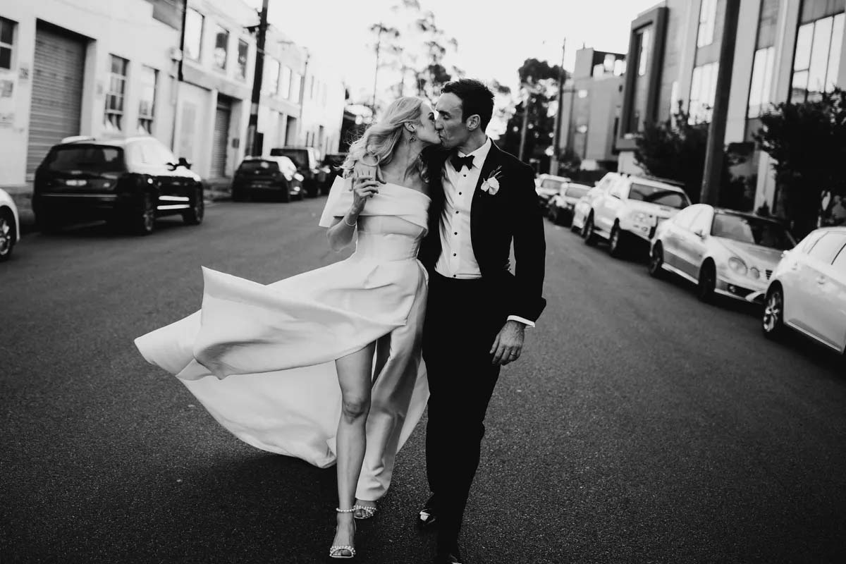 Affordable wedding photography package in Sydney capturing a candid couple moment