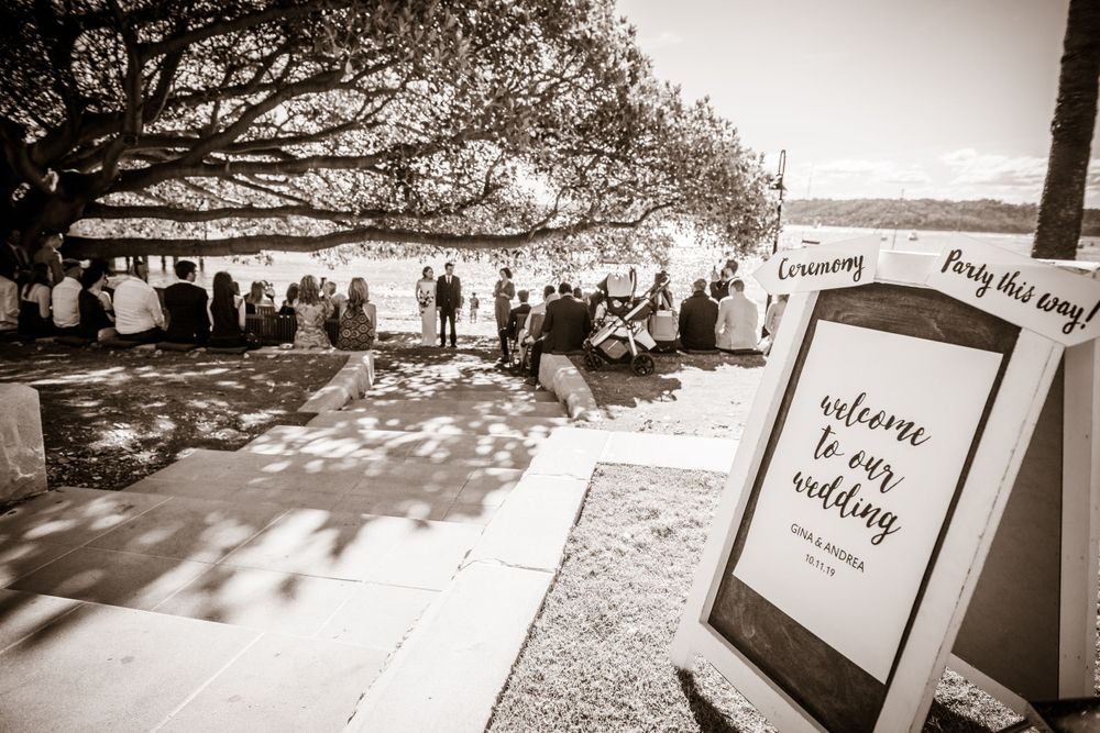 Watsons Bay wedding photography with Sydney Harbour backdrop
