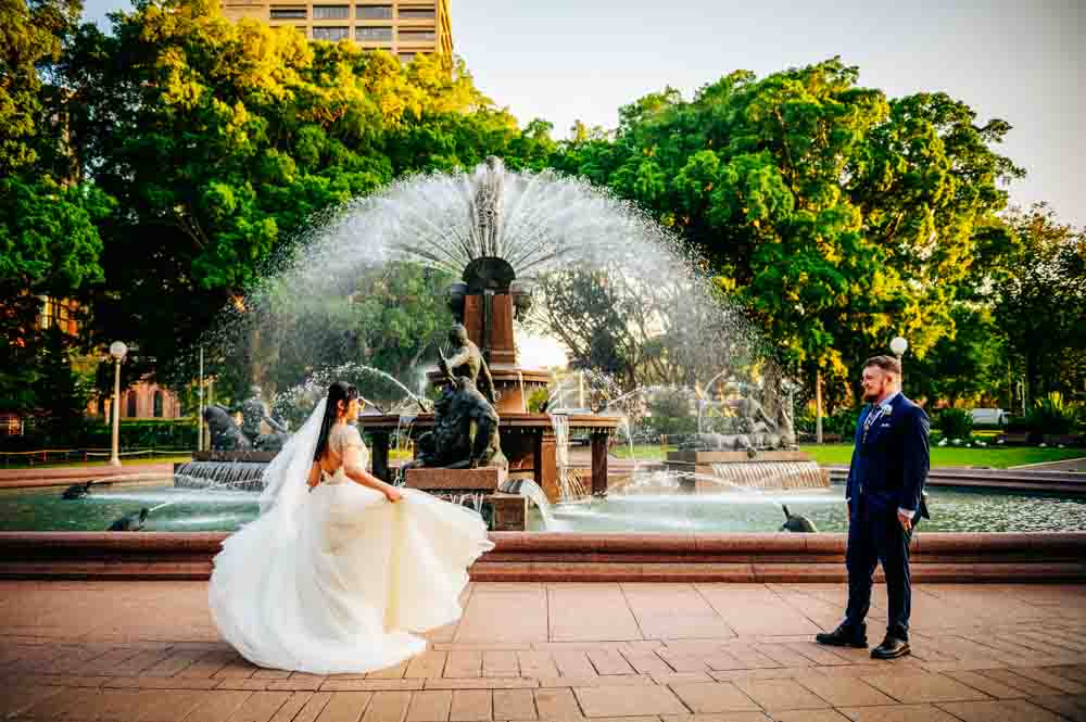 Archibald Fountain wedding photography
