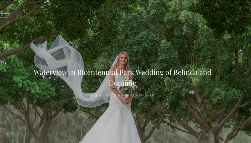 Waterview Bicentennial Park Wedding